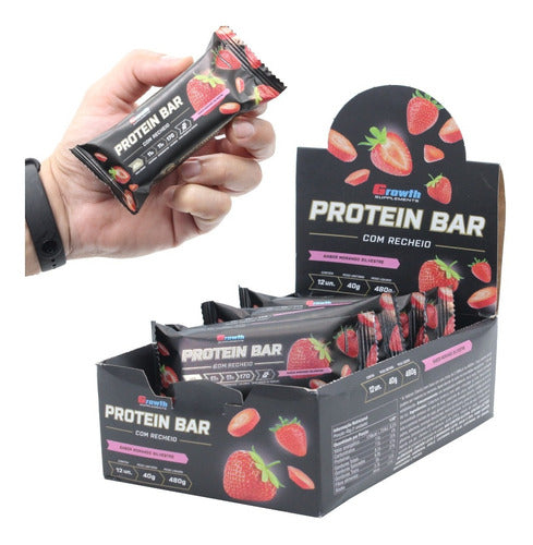 Barra De Proteinas Com Recheio (12 unid)