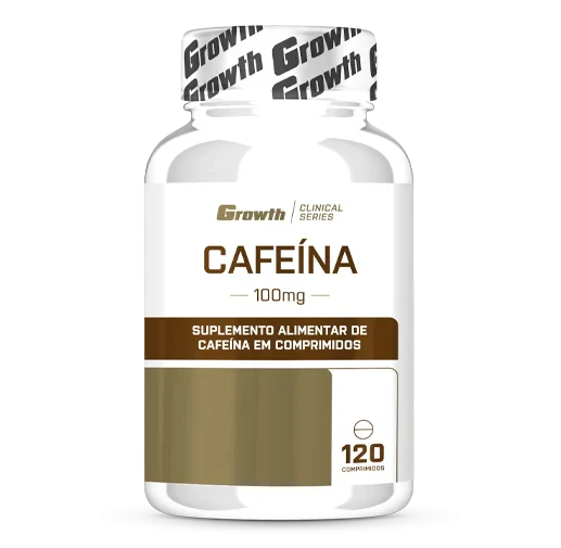 CAFEÍNA 100MG 120COMP - GROWTH SUPPLEMENTS