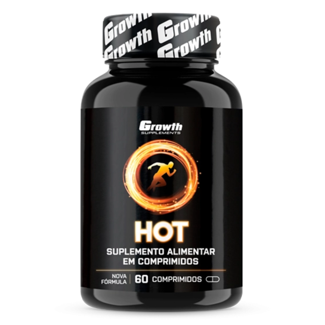 HOT TERMOGÊNICO 60 COMPRIMIDOS (PRÉ-TREINO)