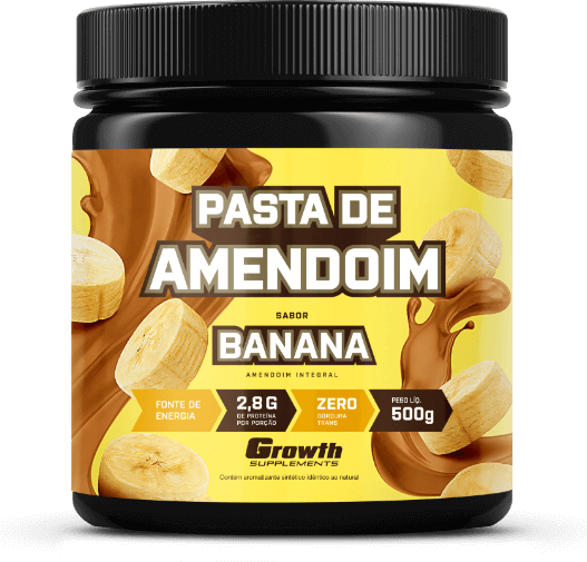 PASTA DE AMENDOIM SABOR BANANA 500G